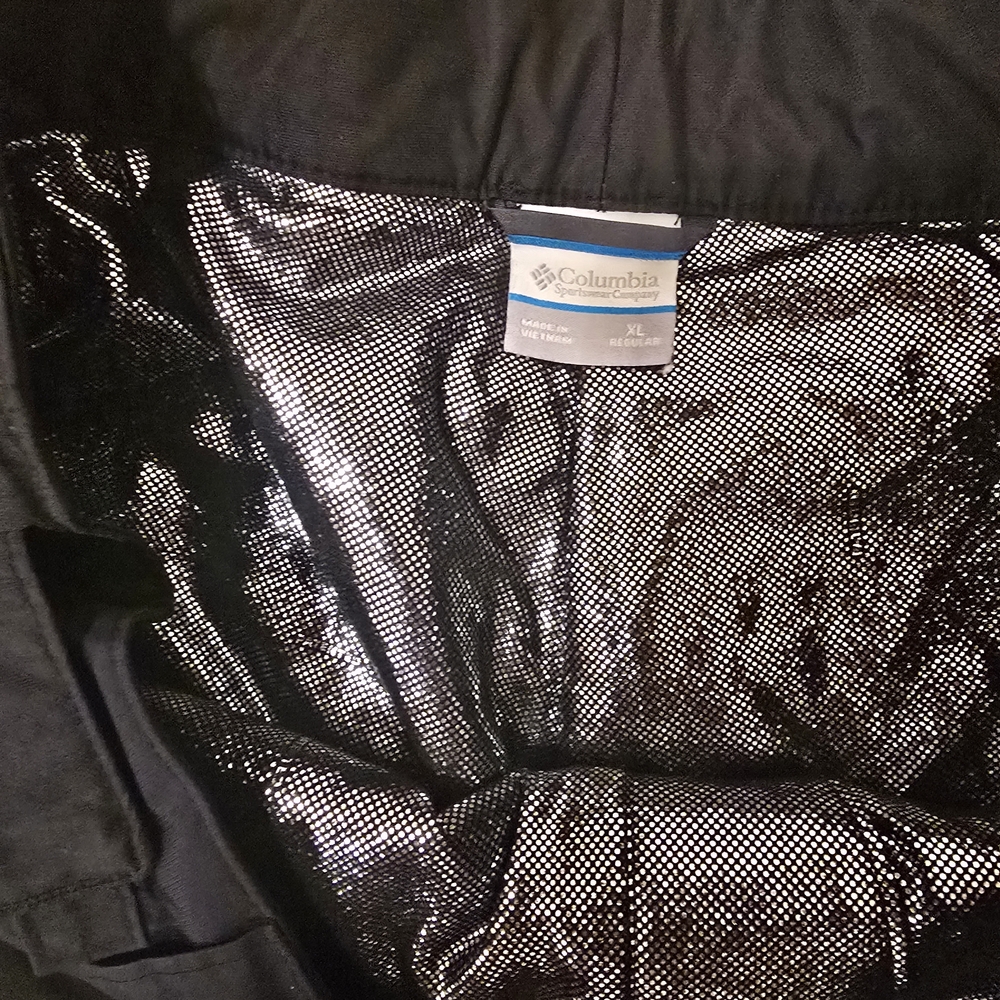 Men's Columbia Black Snow pants